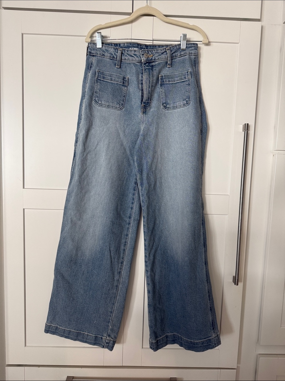 Old Navy Light Blue Wide-Leg Jeans